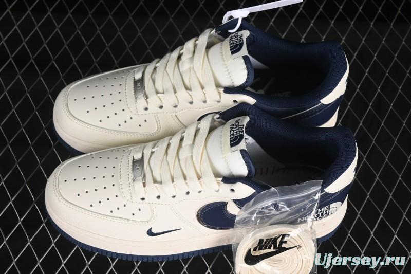 Nike Air Force 1'07 Low North Face Collaboration Dark Blue Sole Casual Sneakers - ZH2598-318