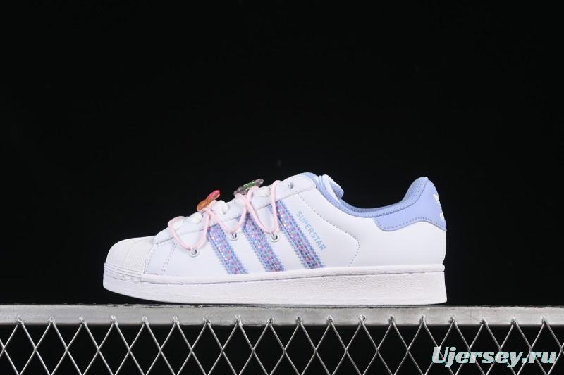 Adidas Superstar II Casual Sneakers with Shell Toe Design - JR1332