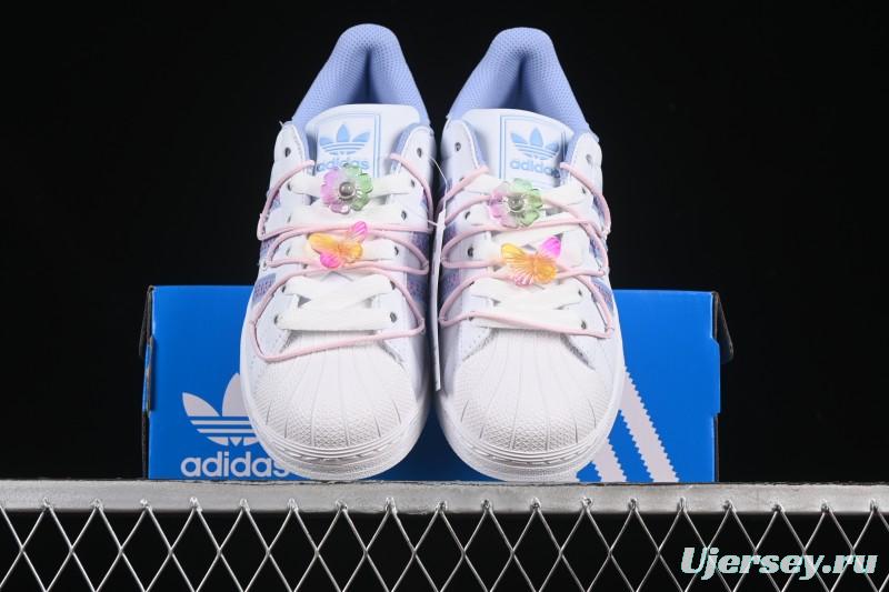 Adidas Superstar II Casual Sneakers with Shell Toe Design - JR1332