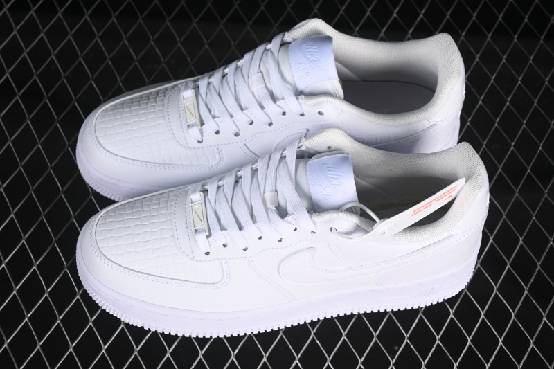 Nike Air Force 1 '07 Low Casual Sneakers with Full-Length Air Cushion - HF2893-100