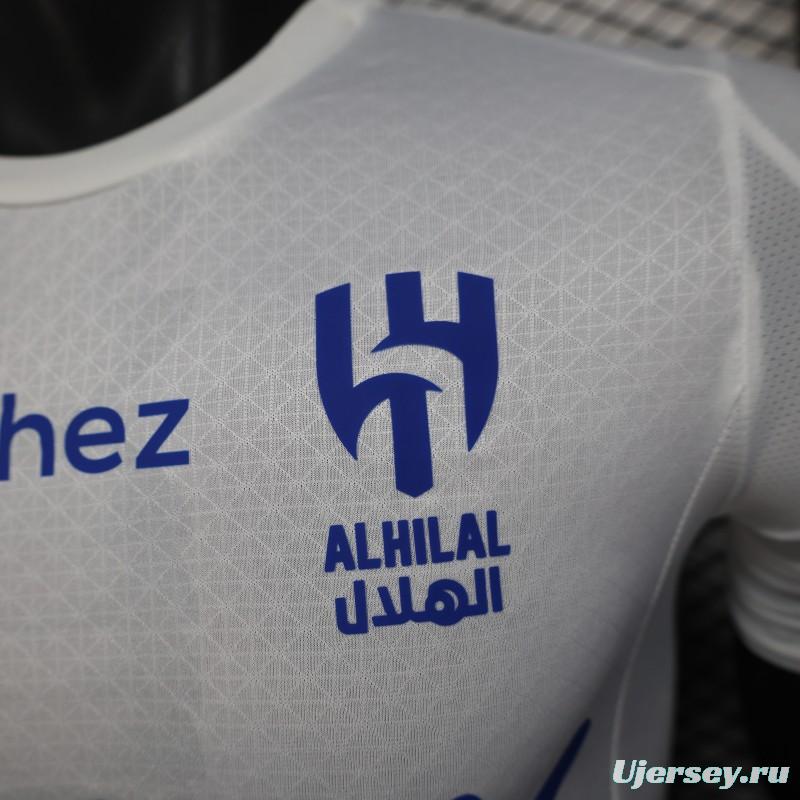 Player Version 25/26 Al-Hilal Away WHITE Jersey