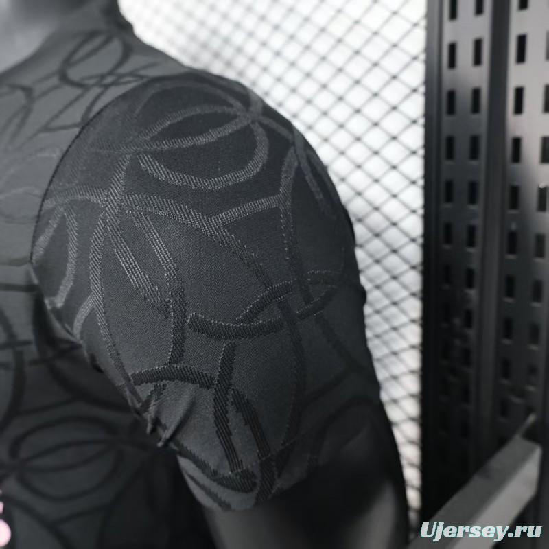 Player Version 25/26 Paris Saint-Germain PSG Black Pre-Match Jersey