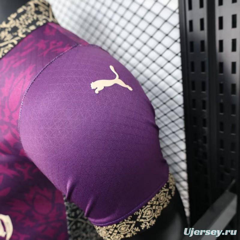 Player Version 25/26 AC Milan Redesigned Away Purple with Geometric Pattern Jersey