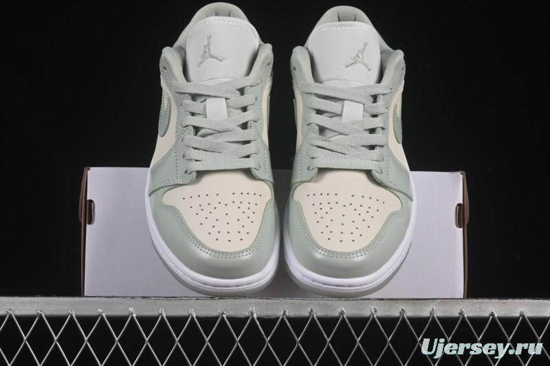 Nike Air Jordan 1 Low AJ1 Amber Green Low Top Casual Skate Shoes HF4078-100