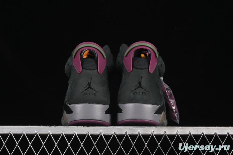 Nike Air Jordan 6 Retro Bordeaux Premium Suede Sneakers - CT8529-063
