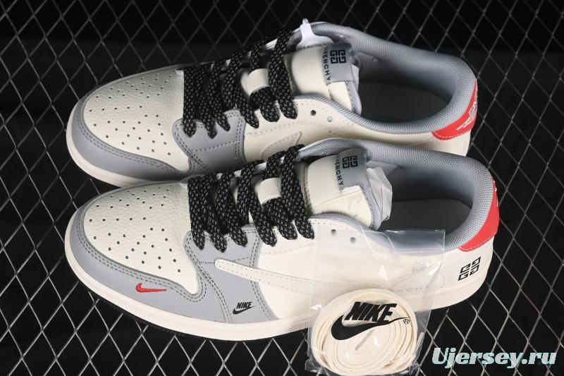 Nike Travis Scott x Fragment Design x Air Jordan 1 Low OG SP AJ1 Low-Top Casual Sneakers - XS7089-599