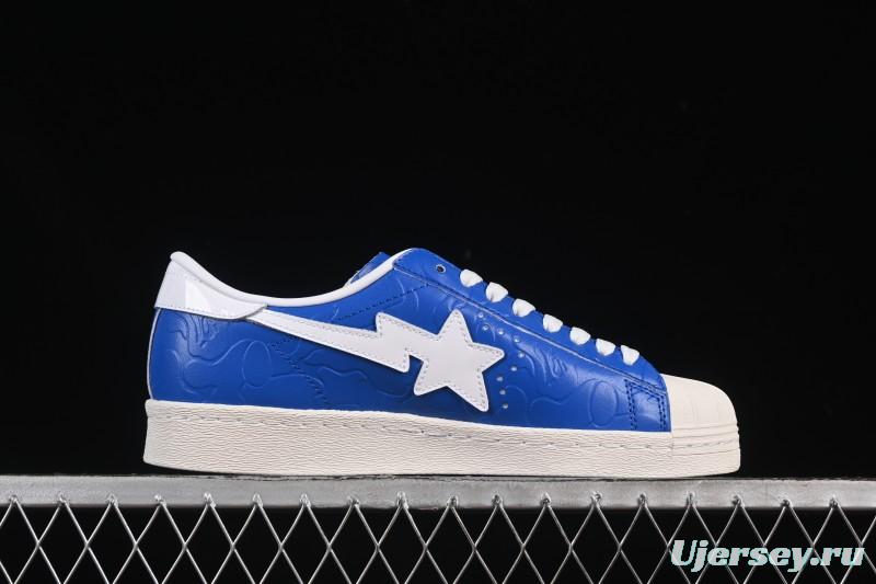 Adidas Bape Superstar Casual Skate Shoes - JR2702