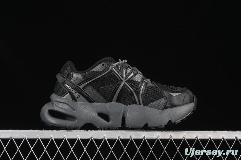 New York Yankees MLB Dome Runner Thick Sole Hollow Out Height Increasing Casual Running Shoes - 3ARND015N50BKS