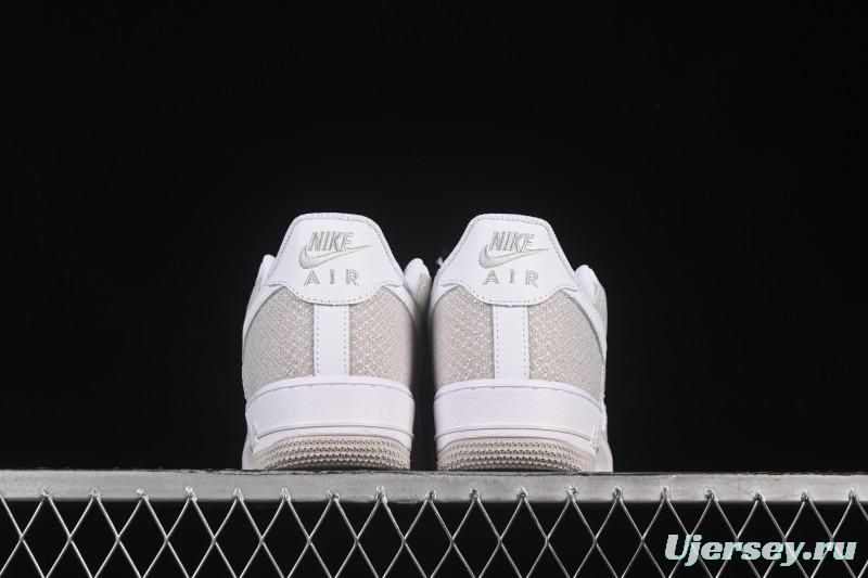 Nike Air Force 1'07 Low Denim Small Swoosh Casual Sneakers - ZH0316-092