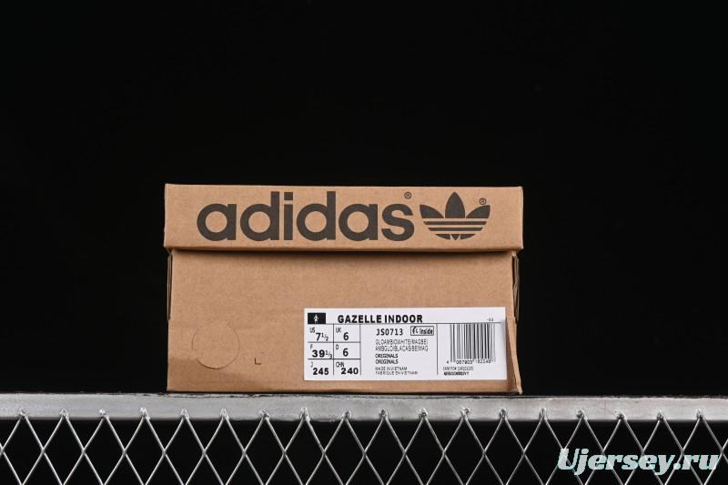 Adidas Originals Gazelle Indoor Retro Casual Slip-Resistant Wear-Resistant Low-Top Skate Shoes - JS0713