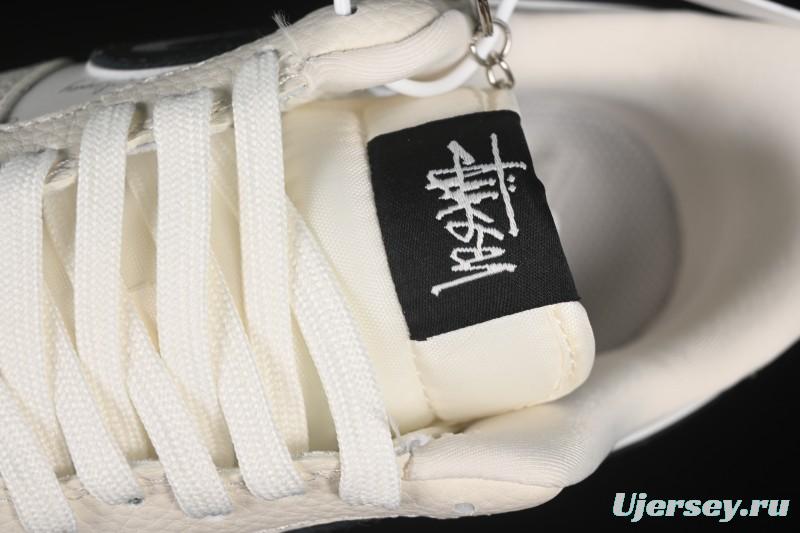 Nike Air Force 1 '07 Low Stussy Collaboration White Gray Casual Sneakers - KK1988-093