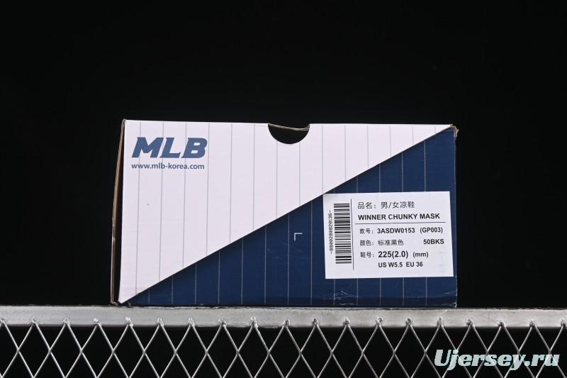 Adidas NY MLB Winner Chunky Mask New York Yankees Height Increase Platform Sandals - 3ASDW015350BKS