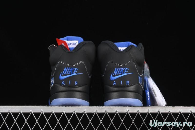 Nike Awake NY x Air Jordan 5 Black Metallic Basketball Shoes - DV4982-004