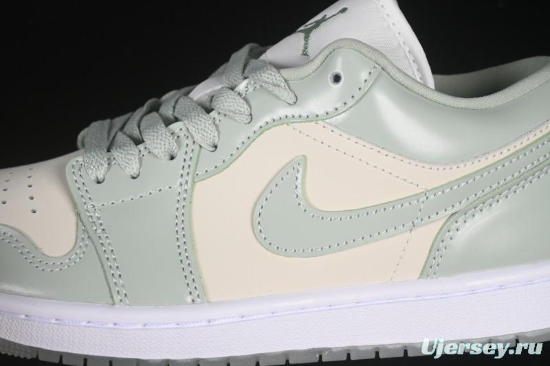 Nike Air Jordan 1 Low AJ1 Amber Green Low Top Casual Skate Shoes HF4078-100