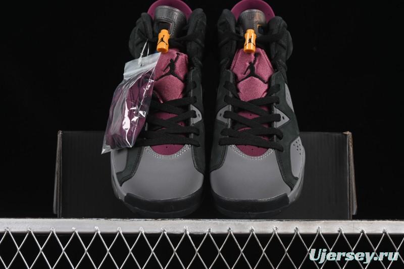 Nike Air Jordan 6 Retro Bordeaux Premium Suede Sneakers - CT8529-063