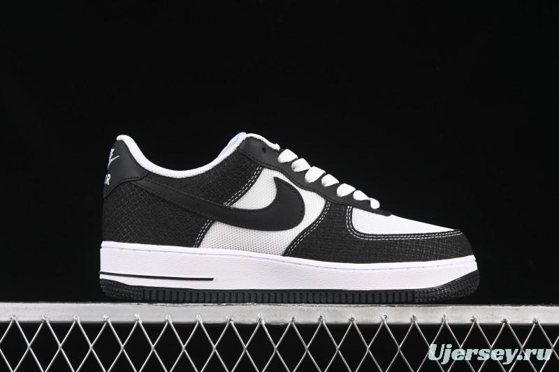 Nike Air Force 1'07 Low Custom Denim Swoosh Casual Sneakers - ZH0316-091