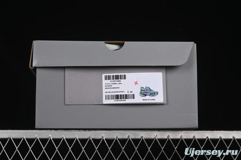 Balenciaga Runner Kith Four Color Retro Casual Shoes - W3RMU9043