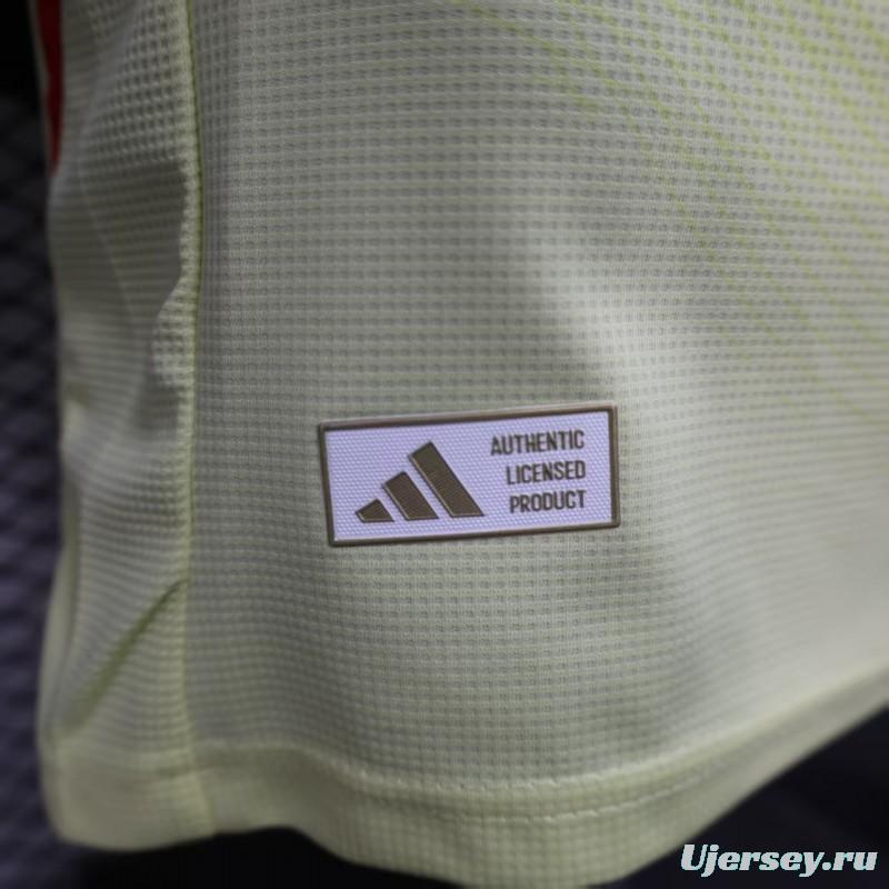 Player Version 25/26 Arsenal Home Yellow Goalkeeper Jersey