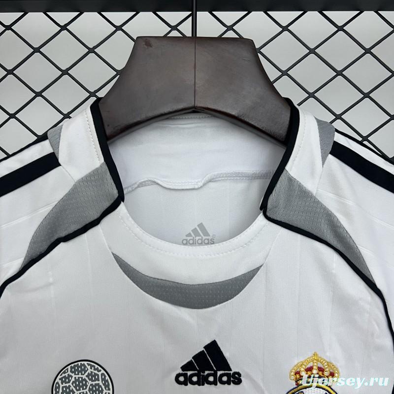 06/07 Kids Real Madrid Home Size 16-28 Jersey