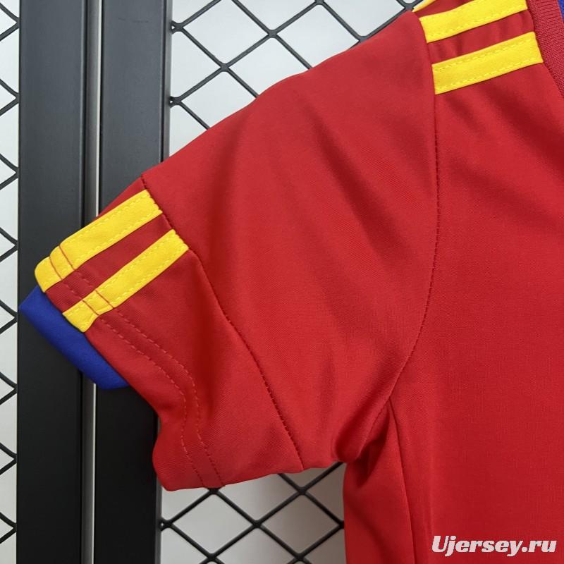 2010 Kids Spain Home Size 16-28 Jersey