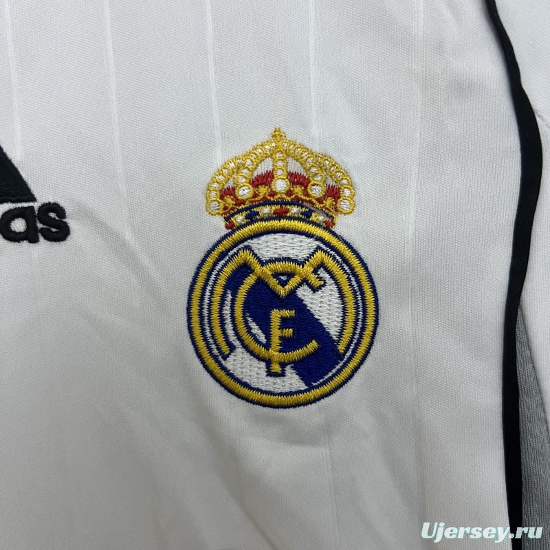 Retro 06/07 Kids Real Madrid Home Size 16-28 Jersey