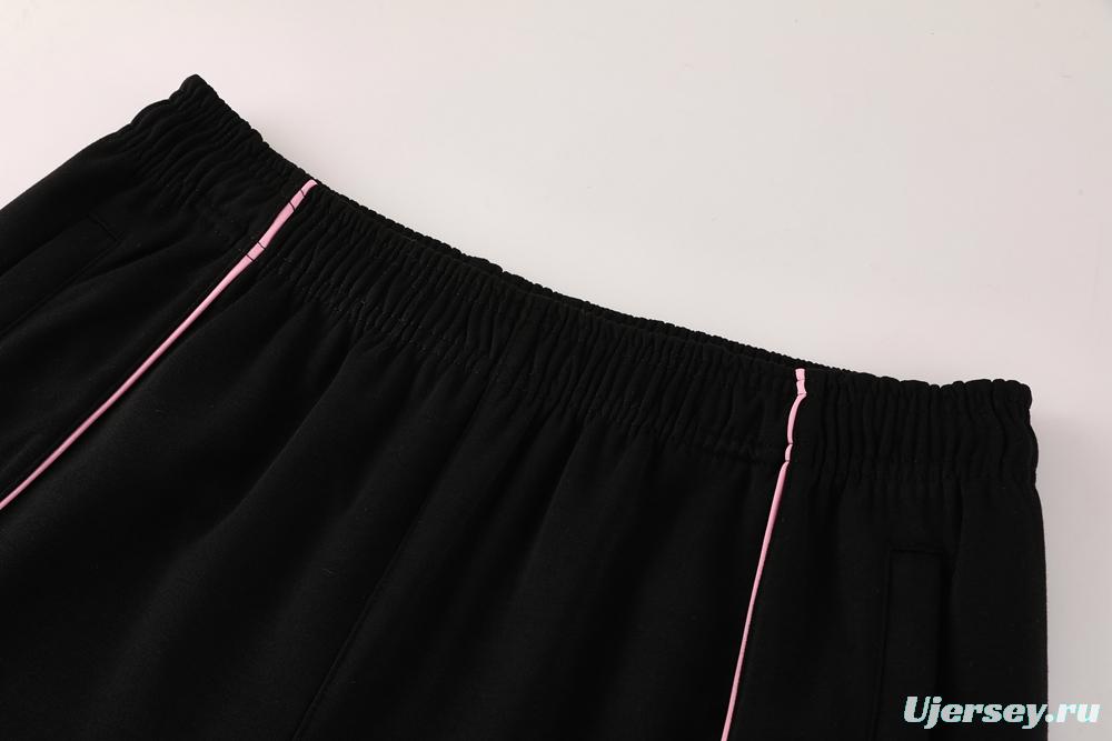 2025 Inter Miami Black Full Hoodie Zipper Jacket +Long Pants