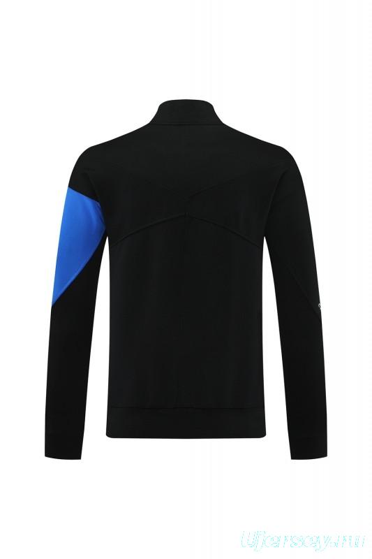 25/26 Chelsea Black/Blue Full Zipper Jacket +Long Pants