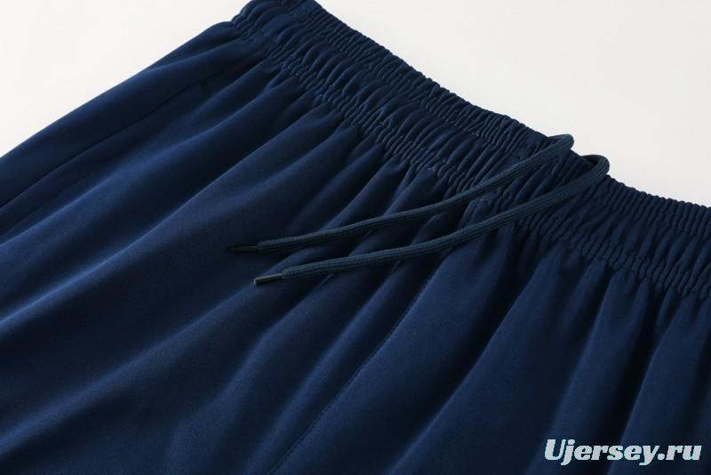 2025 Nike Blue Full Hoodie Zipper Jacket +Long Pants