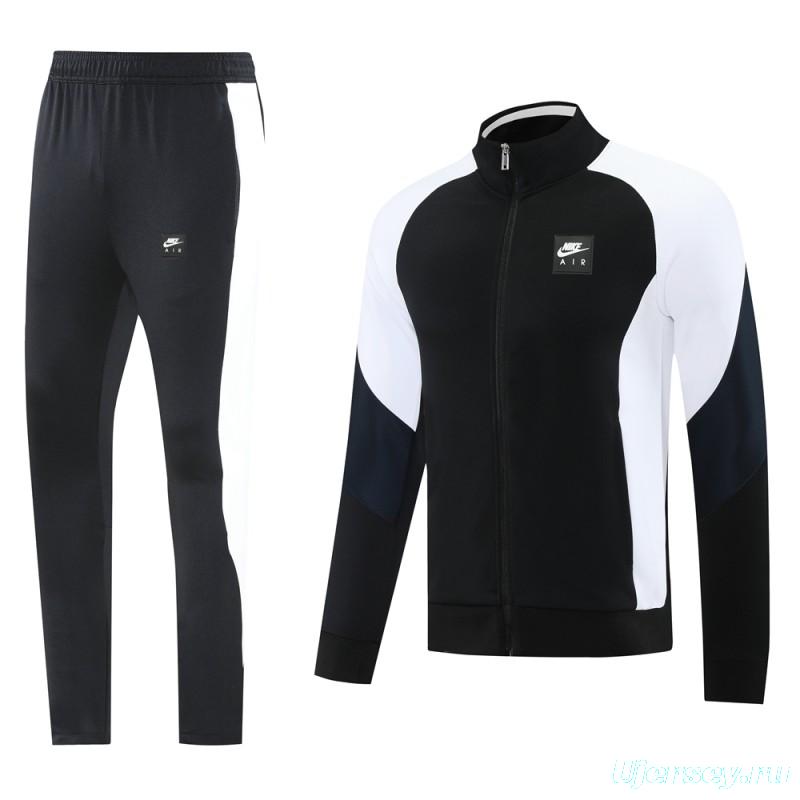 2025 NIKE Black/White Full Zipper Jacket +Long Pants