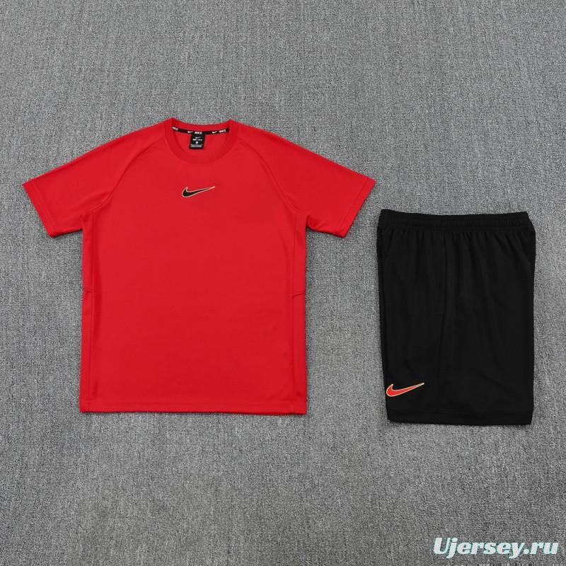 25/26 Nike Red Short Sleeve Jersey+Shorts