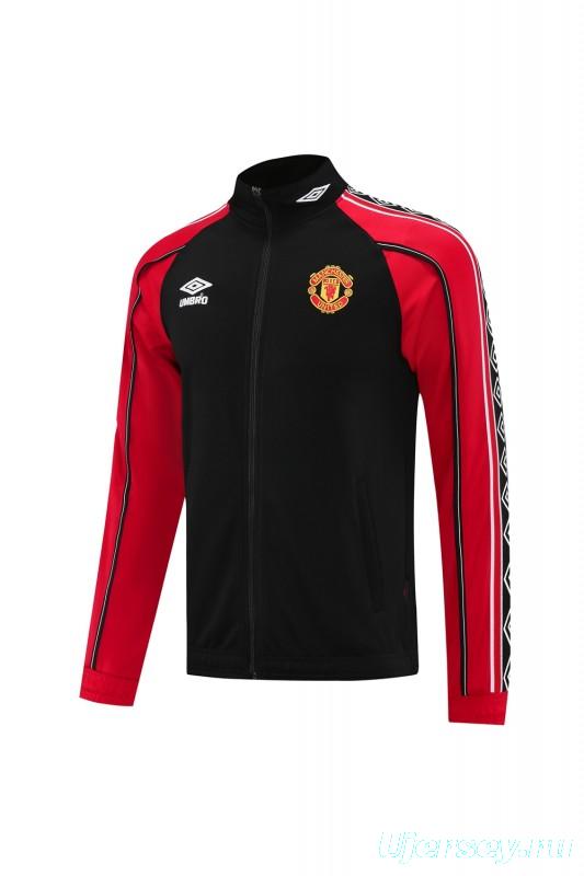 25/26 Manchester United UMBRO Vintage Full Zipper Jacket +Long Pants