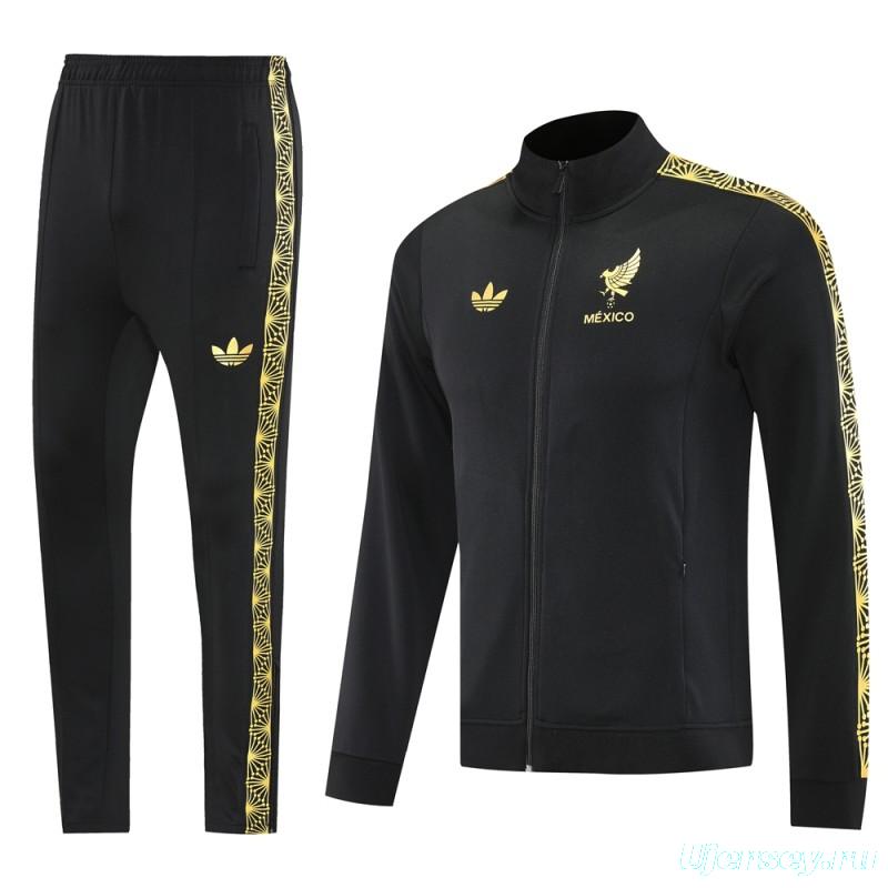 2025 Adidas Black Full Hoodie Zipper Jacket +Long Pants