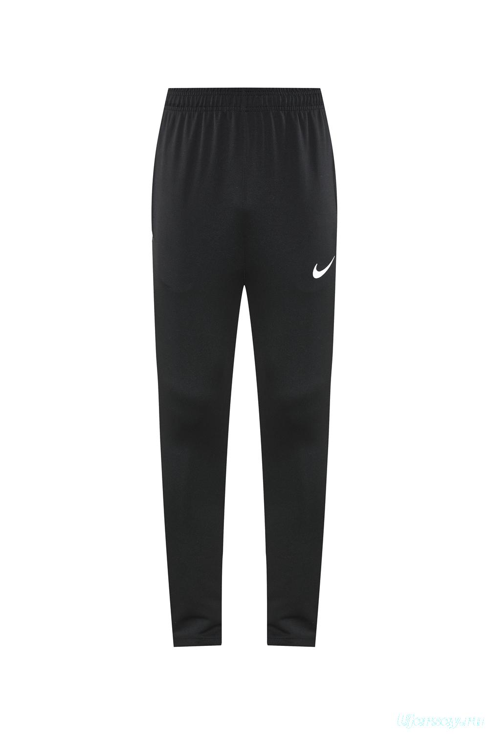 2025 Nike Black/Deep Grey Full Hoodie Zipper Jacket +Long Pants