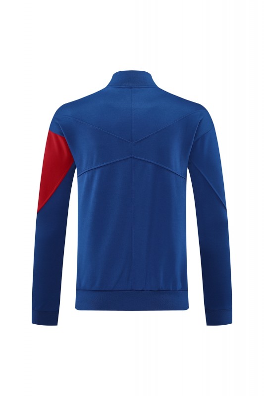 25/26 PSG Blue Full Hoodie Zipper Jacket +Long Pants