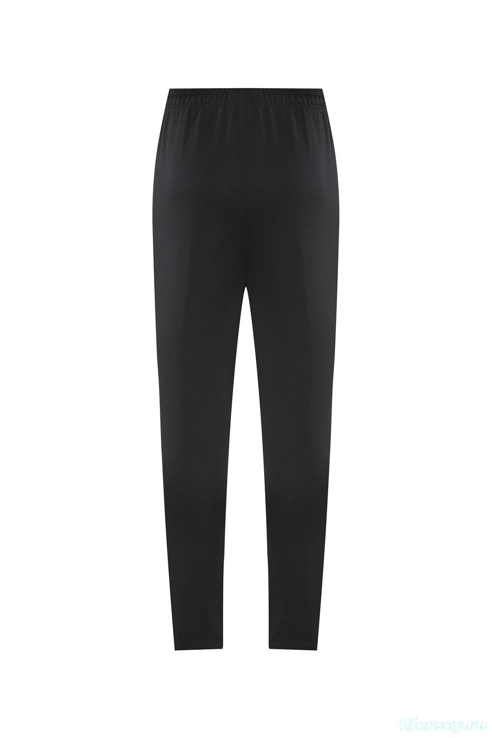 2025 Nike Orange/Black Full Hoodie Zipper Jacket +Long Pants