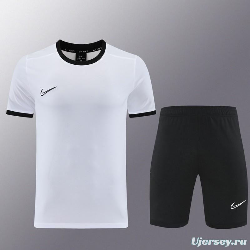 2025 NIKE White Short Sleeve Jersey + Shorts