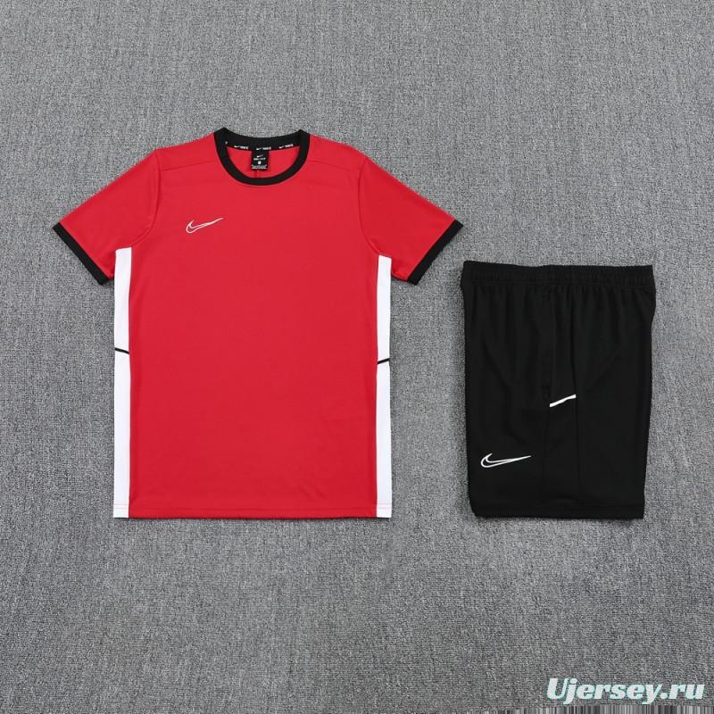 2025 NIKE Red Short Sleeve Jersey + Shorts