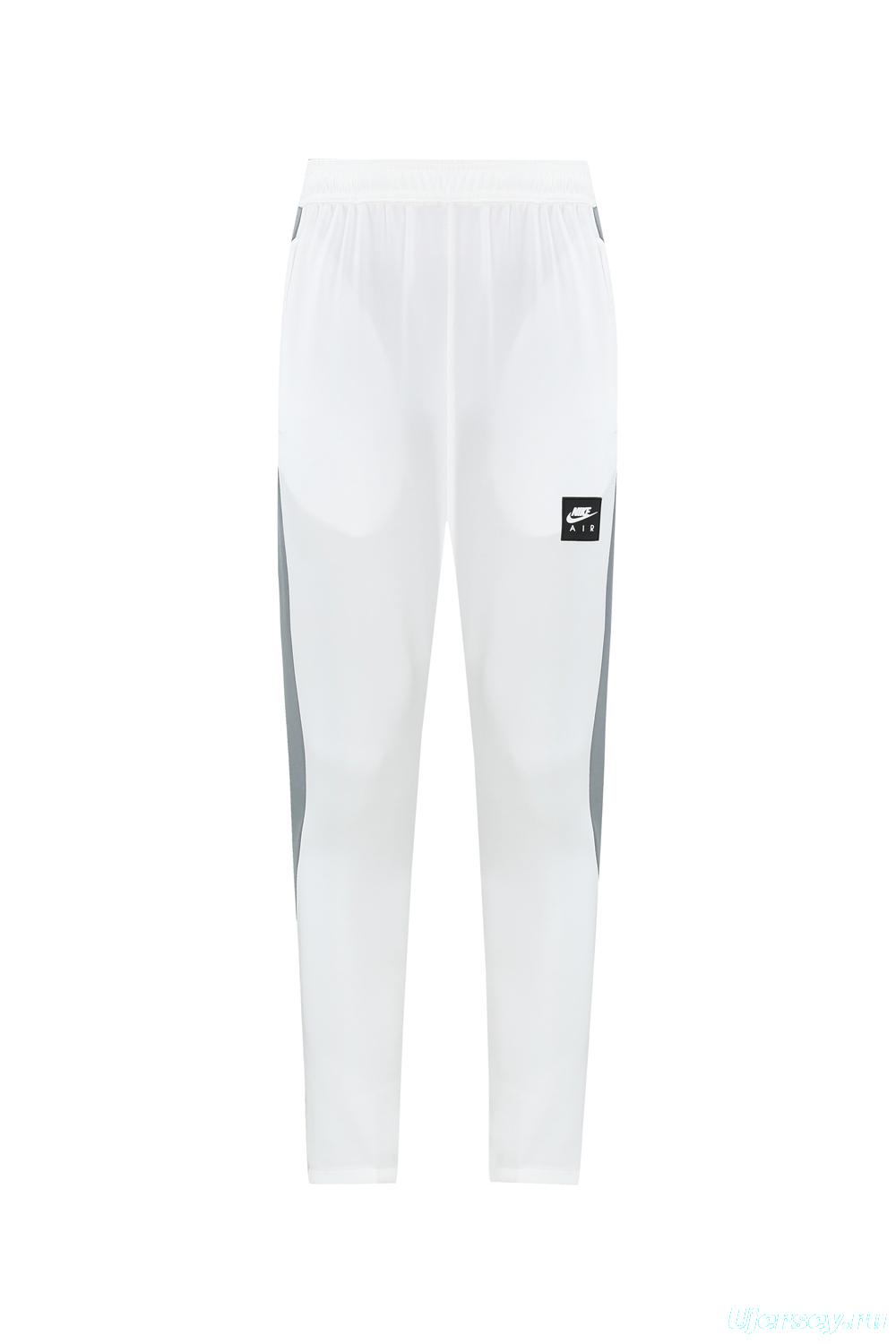 2025 NIKE WHITE/Grey Full Zipper Jacket +Long Pants