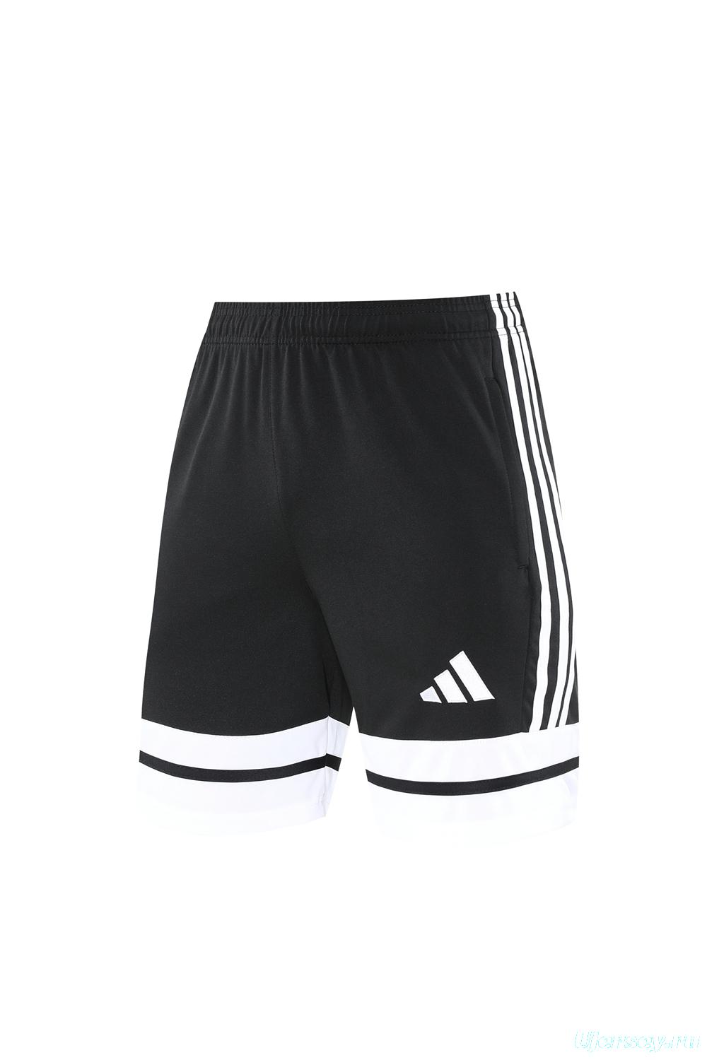 2025 Adidas Black Short Sleeve Jersey+Shorts