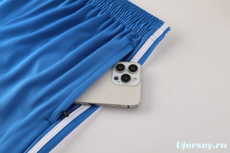 2025 Adidas Blue Short Sleeve Jersey+Shorts