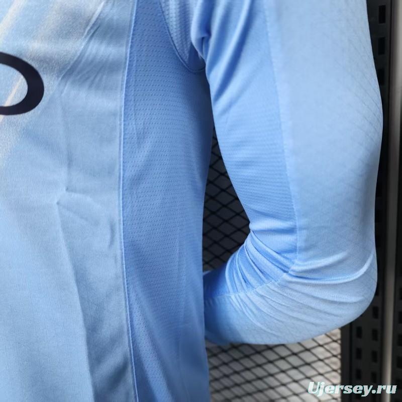 Player Version 25/26 Manchester City Home Long Sleeve Jersey