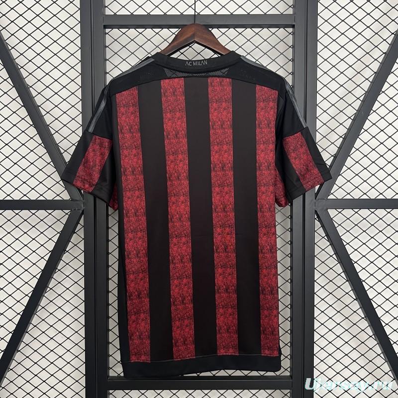 15/16 Retro AC Milan Home Jersey
