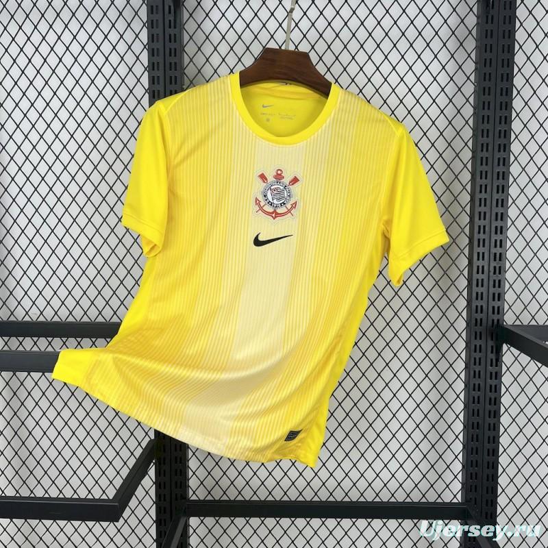2025/26 Corinthians Yellow Goalkeeper Jersey