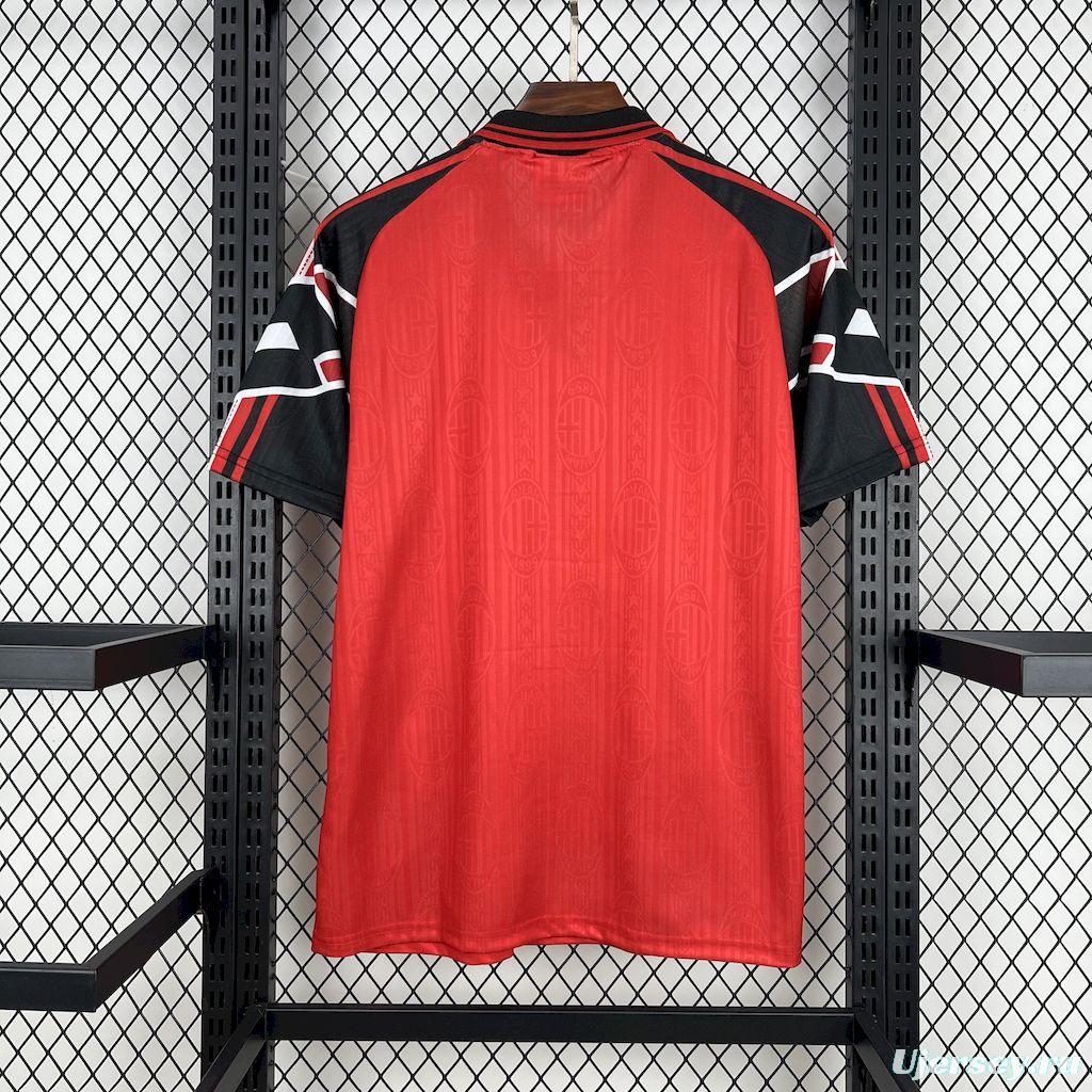 Retro 1998/99 AC Milan Away Red Jersey