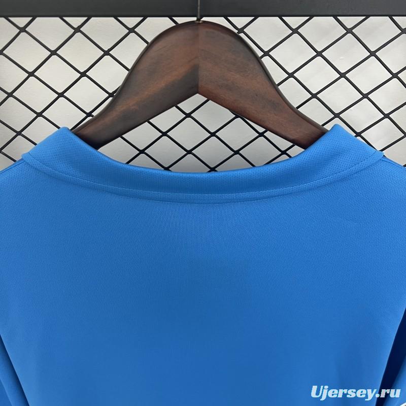 87/88 Retro Long Sleeve Napoli Home Jersey