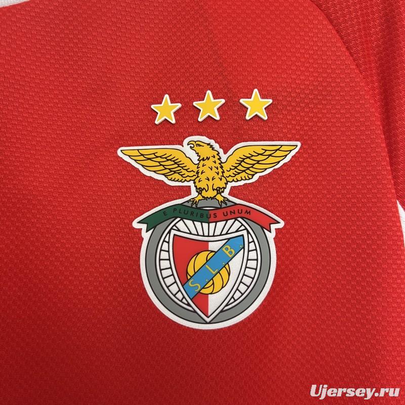 25/26 Long Sleeve Benfica Home Jersey