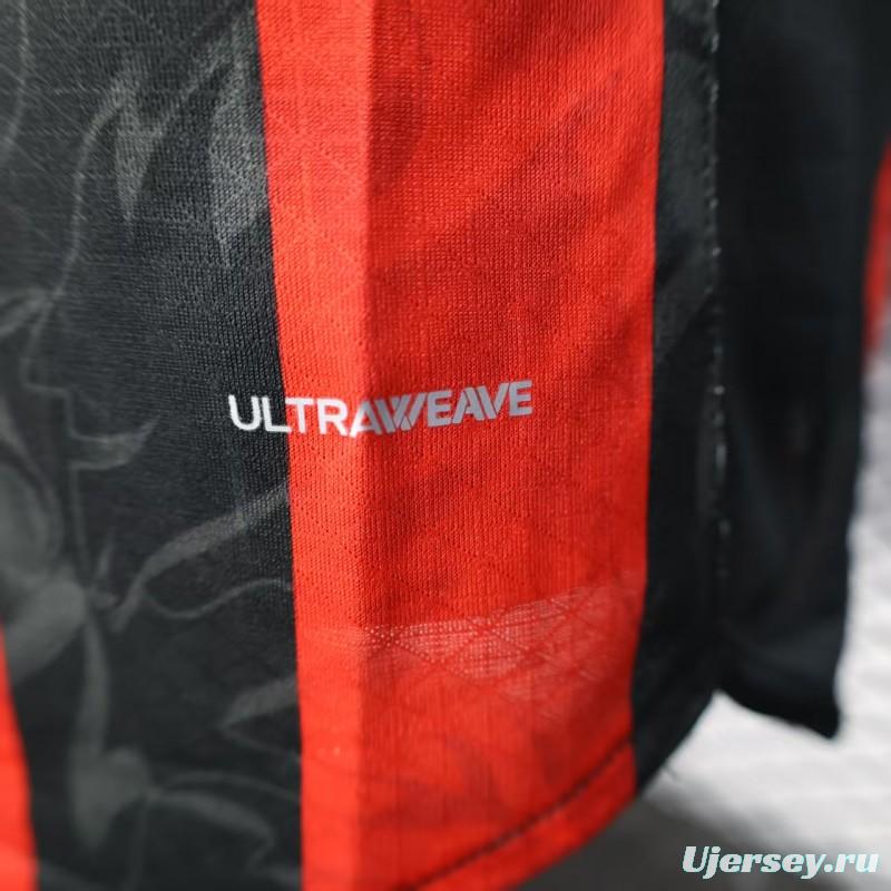 Player Version 25/26 AC Milan Home Long Sleeve Jersey