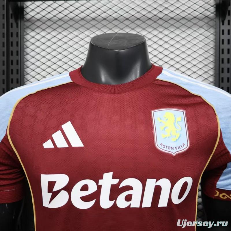 Player Version 25/26 Aston Villa Home Jersey