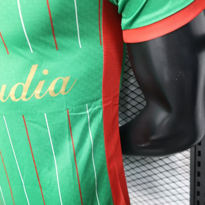 Player Version 25/26 CD Palestina Green Jersey