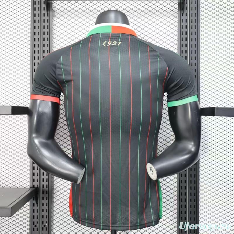 Player Version 25/26 CD Palestina Black Jersey